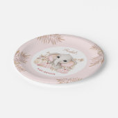 秋ガールベビーシャワー紙プレート ペーパープレート (アングル)