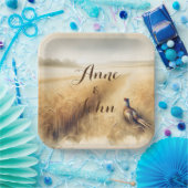 秋キジ記念日パーティー ペーパープレート (パーティー)