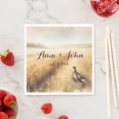 秋キジ記念日披露宴 スタンダードランチョンナプキン (インサイチュ)