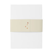 秋キツネウッドランド誕生日 招待状ベリーバンド (裏面例)