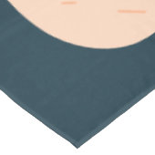 秋キツネハッピー秋ヤルパーソナライズされたデコール テーブルクロス (アングル)