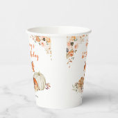 秋キツネ彼女はワイルドワン誕生日紙カップ 紙コップ (左)
