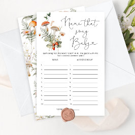 秋キノコその曲の赤ちゃんシャワーゲームの名前