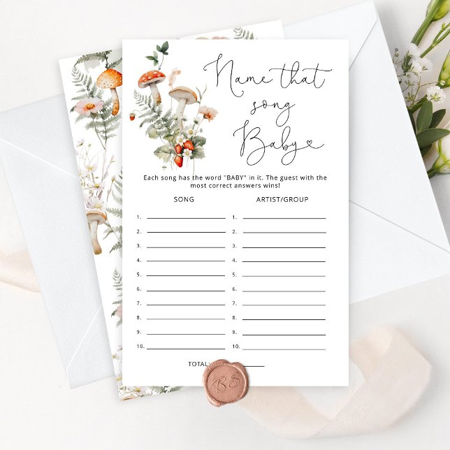 秋キノコその曲の赤ちゃんシャワーゲームの名前 (クリエイターアップロード済み)