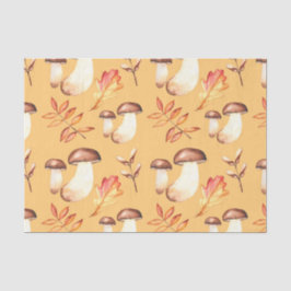 秋キノコ(デザイン30黄色/オレンジ系) 薄葉紙