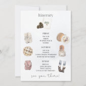 秋キャビン&パンプキンスバチェロレッテ招待状 招待状 (裏面)