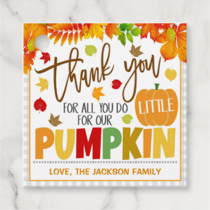 秋ギフトラベル フェイバータグ