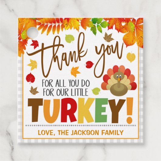 秋ギフトラベル フェイバータグ (正面)