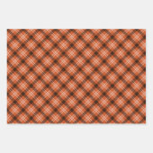 秋ギンガムカラー、ラッピング紙シート ラッピングペーパーシート (正面3)