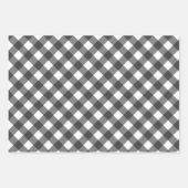 秋ギンガムカラー、ラッピング紙シート ラッピングペーパーシート (正面2)