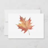 秋クマとカボチャ感謝してい- you サンキューカード (裏面)