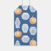 秋クラシックベビー又はウェディングシャワーメッセージカード ギフトタグ (裏面)