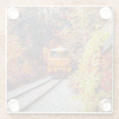 秋クラシック内のディーゼルエンジン ガラスコースター (裏面)