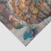 秋クラシック水の色のカボチャのデコップページ 薄葉紙 (詳細)