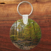 秋クリークアットローレルヒル州パークペンシルバニア キーホルダー (裏面)