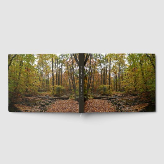 秋クリークアットローレルヒル州パークペンシルバニア ゲストブック (全面)