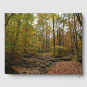 秋クリークアットローレルヒル州パークペンシルバニア ゲストブック (裏面)