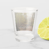 秋クリークアットローレルヒル州パークペンシルバニア ショットグラス (裏面)