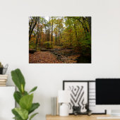 秋クリークアットローレルヒル州パークペンシルバニア ポスター (ホームオフィス)