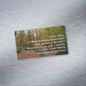 秋クリークアットローレルヒル州パークペンシルバニア マグネット名刺 (インサイチュ)