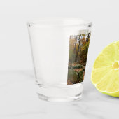 秋クリークウィズリフレクションアットローレルヒルパーク ショットグラス (左)