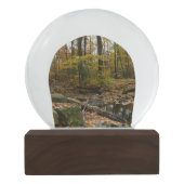 秋クリークウィズリフレクションアットローレルヒルパーク スノーグローブ (裏面)