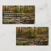 秋クリークウィズリフレクションアットローレルヒルパーク 名刺 (正面/裏面)