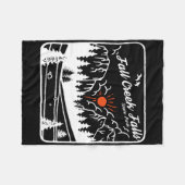 秋クリーク滝州パークテネシーモダンクール フリースブランケット (正面(横))