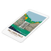 秋クリーク滝州パークテネシーヴィンテージ マグネット (左側)