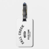 秋クリーク滝州パークテネシー ラゲッジタグ (裏面縦)