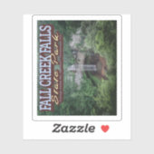 秋クリーク滝州パーク – テネシーUSA シール (シート)