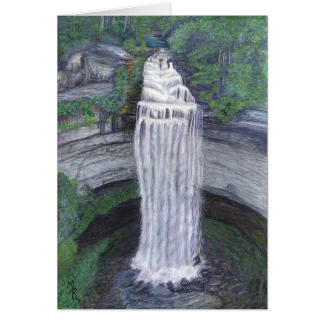 秋クリーク滝 (正面)