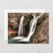 秋クリーク滝,アーカンソー ポストカード (正面/裏面)