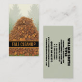 秋クリーンアップ 名刺 (正面/裏面)