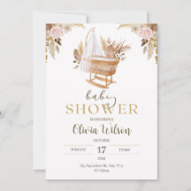 秋クレードル冬の女の子ベビーシャワー