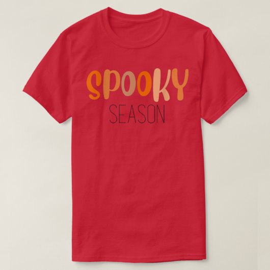 秋グラフィックT不気味型 – 季節 Tシャツ (デザイン正面)