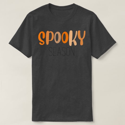 秋グラフィックT不気味型 – 季節 Tシャツ (デザイン正面)