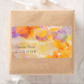 秋グランジの葉 ラベル (インサイチュ)