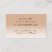 秋グリッター 名刺 (裏面)