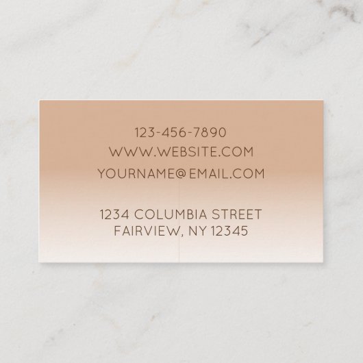 秋グリッター 名刺 (裏面)