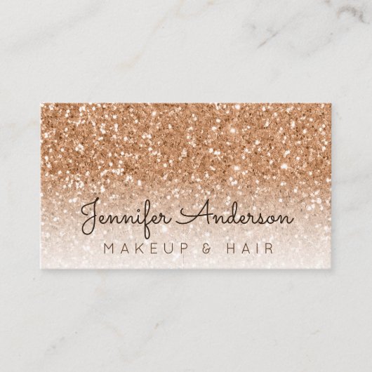 秋グリッター 名刺 (正面)