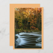 秋グリーティングカード (正面/裏面)