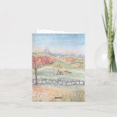 秋グリーティングカード – four seasons collection カード (裏面)