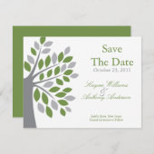 秋グリーンツリーセーブ・ザ・デート案内 セーブザデート (正面/裏面)