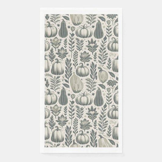 秋グルズブロックプリントイン緑 (正面)