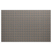 秋グレーと錆び茶色のパターン ファブリック (ヤード)