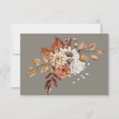 秋グレーフローラ応答カード サンキューカード (裏面)