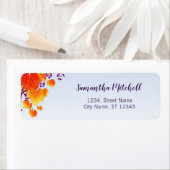 秋グレープつる植物秋オレンジ金ゴールドブ葉ルール ラベル (インサイチュ)