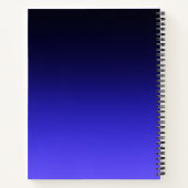 秋グレープつる植物素晴らしティットバードオレンジ葉色の青色 ノートブック (裏面)