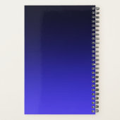 秋グレープつる植物素晴らしティットバードオレンジ葉色の青色 プランナー手帳 (裏面)